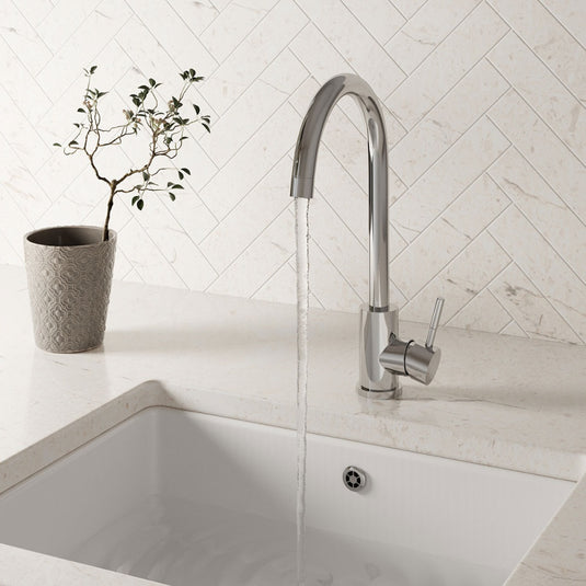 Scudo Manhattan Kitchen Mixer Tap Chrome | KT41 - Envy Bathrooms Ltd