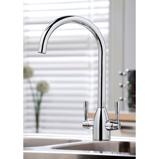 Scudo Marlo Chrome Kitchen Tap | KT14L - Envy Bathrooms Ltd
