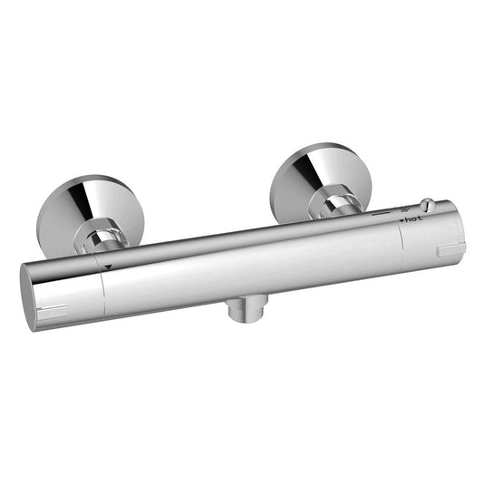 Scudo Middleton Round Exposed Shower Valve - Brass / Chrome - BARVALVE002L - Envy Bathrooms Ltd