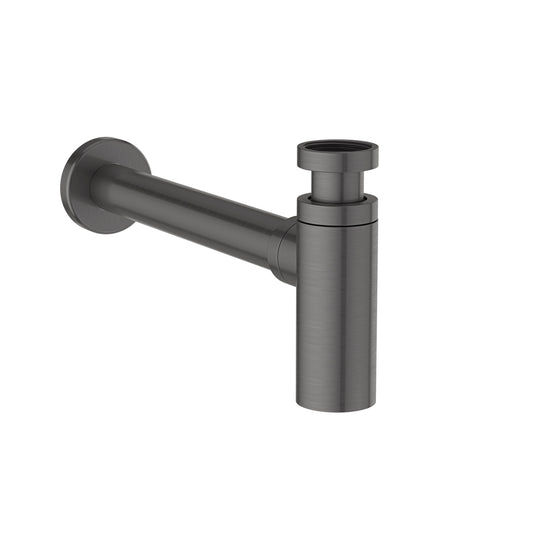 Scudo Minimalist Bottle Trap - Gunmetal - BT05 - Envy Bathrooms Ltd