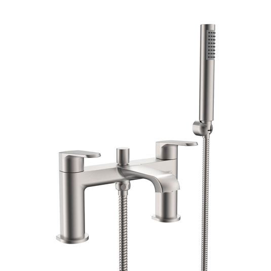 Scudo Montana Bath Shower Mixer Brushed Nickel | MON-003 - Envy Bathrooms Ltd