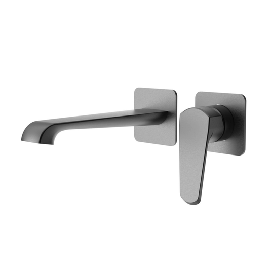 Scudo Montana Wall Mounted Bath Mixer Gunmetal | MON-030 - Envy Bathrooms Ltd