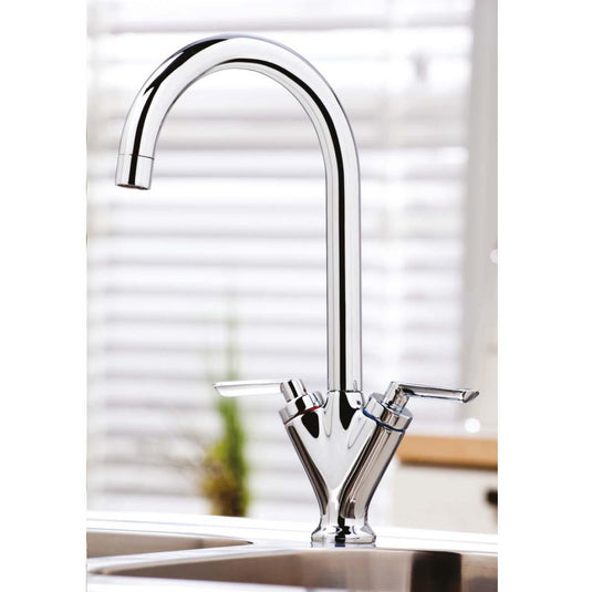 Scudo Olicana Hole Kitchen Tap 1TH - Chrome - KT11 - Envy Bathrooms Ltd