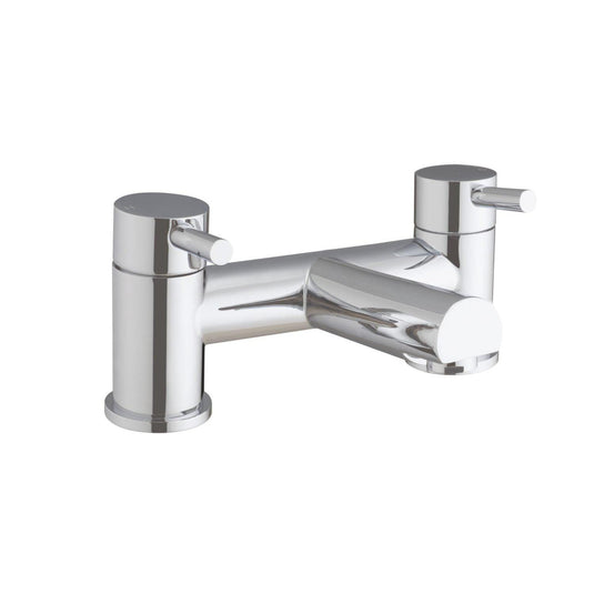 Scudo Premier 2 Tap Hole Deck Mounted Bath Filler Tap - Chrome - TAP102L - Envy Bathrooms Ltd