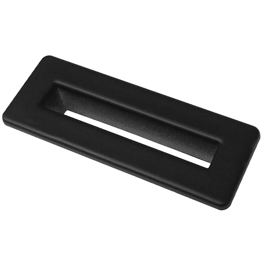 Scudo Rectangle Overflow Insert - Black - OVERFLOWSQ-BLACK - Envy Bathrooms Ltd