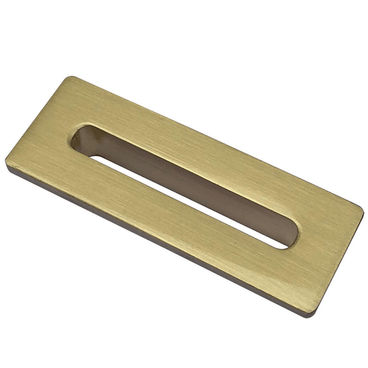 Scudo Rectangle Overflow Insert - Brass - OVERFLOWSQ-BRASS - Envy Bathrooms Ltd