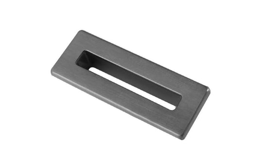 Scudo Rectangle Overflow Insert - Gunmetal - OVERFLOWSQ-GUN - Envy Bathrooms Ltd