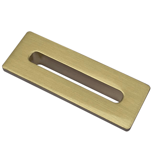 Scudo Rectangle Overflow Insert - Brass - OVERFLOWSQ-BRASS - Envy Bathrooms Ltd