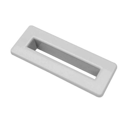 Scudo Rectangle Overflow Insert - White - OVERFLOWSQ-WHITE - Envy Bathrooms Ltd