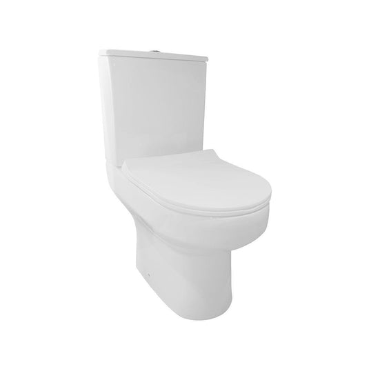 Scudo Rimless Spa WC Pan & Seat - White - WC-PAN-001 - Envy Bathrooms Ltd