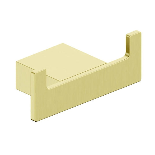 Scudo Roma Brushed Brass Robe Hook | BRASSACC-003 - Envy Bathrooms Ltd
