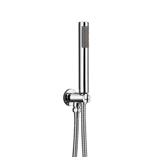 Scudo Round Shower Outlet Hose and Head - Chrome - OUTHOLDER002 - Envy Bathrooms Ltd