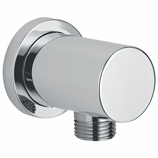 Scudo Round Shower Wall Outlet Elbow - Chrome - OUT002L - Envy Bathrooms Ltd