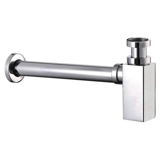 Scudo Square Bottle Trap - Chrome - BT03 - Envy Bathrooms Ltd