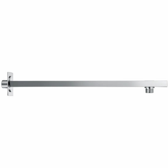 Scudo Square Extended Wall Mounted Wall Arm - Chrome - WALLARM004L - Envy Bathrooms Ltd