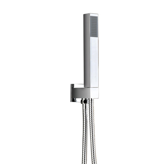 Scudo Square Shower Outlet Hose and Head - Chrome - OUTHOLDER001 - Envy Bathrooms Ltd