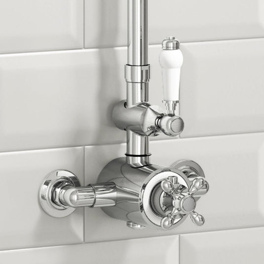 Scudo Traditional Shower Wall Outlet Elbow - Chrome - OUT003 - Envy Bathrooms Ltd