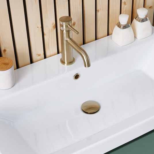 Scudo Universal Basin Waste - Brushed Brass - WASTE106BR - Envy Bathrooms Ltd