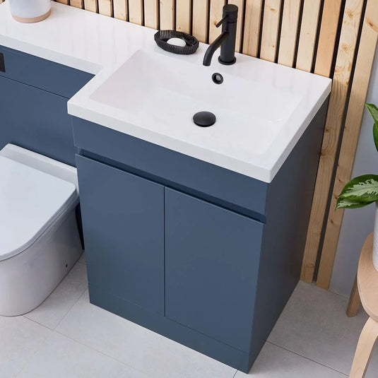 Scudo Universal Basin Waste - Matt Black - WASTE107BL - Envy Bathrooms Ltd