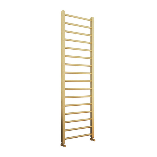 Scudo Vibe Brushed Brass Towel Rail 500 x 1600mm Brushed Brass | VI-16-50-BB - Envy Bathrooms Ltd