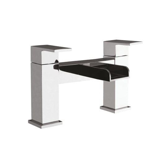 Scudo Victoria 2 Tap Hole Deck Mounted Bath Filler Tap - Chrome - TAP002 - Envy Bathrooms Ltd