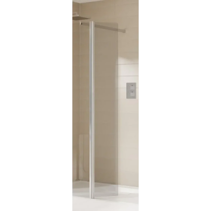Sommer 400mm Wetroom Hinged Return Deflector Panel | 8mm | Chrome | SO