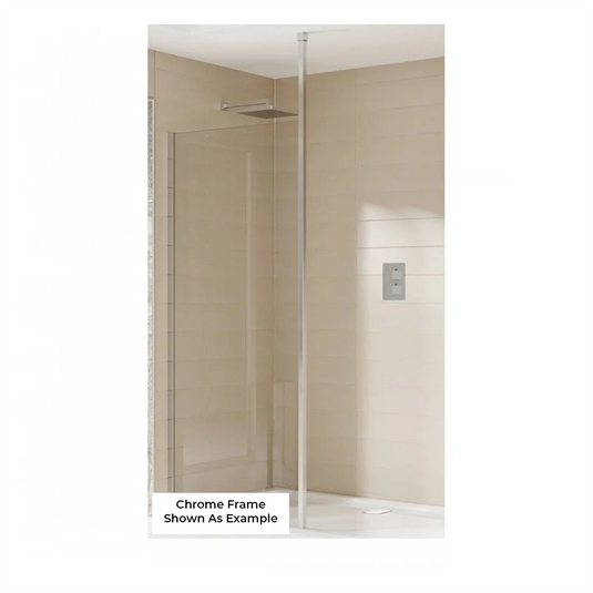 Sommer Wetrooms 2600mm Floor To Ceiling Post - Brushed Brass - SOWBG01 - Envy Bathrooms Ltd