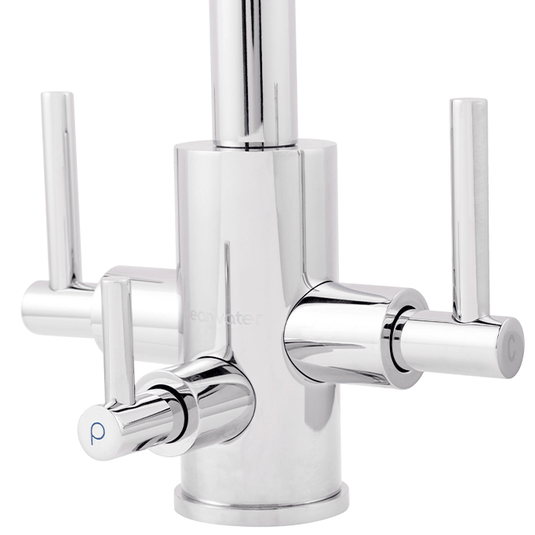 Clearwater Stella Tri Spar C Filtered Water Kitchen Sink Mixer Tap - Brushed Nickel - ST2BN