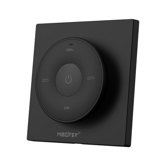 Sycamore 1 Zone Detachable Round Wall Panel Black | SY8818B