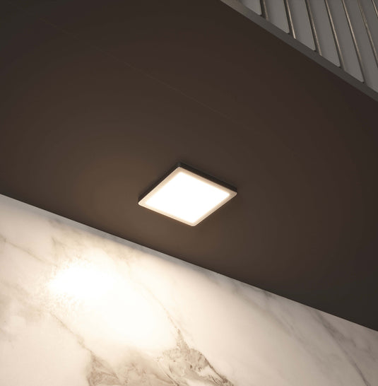 Sycamore Cubra Classic Square Aluminium 24V Undercabinet Light Natural White | SY2407NW