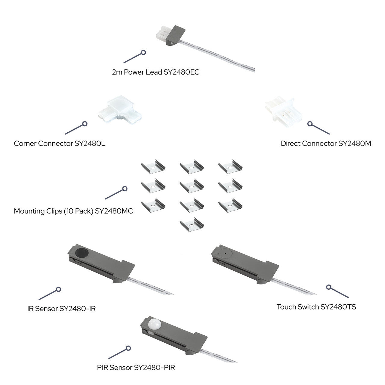 Sycamore Modex Intra Touch Switch | SY2480-TS