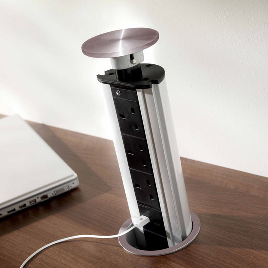 Sycamore Powertech Module with USB Ports Stainless Steel | SY7192ST.ST