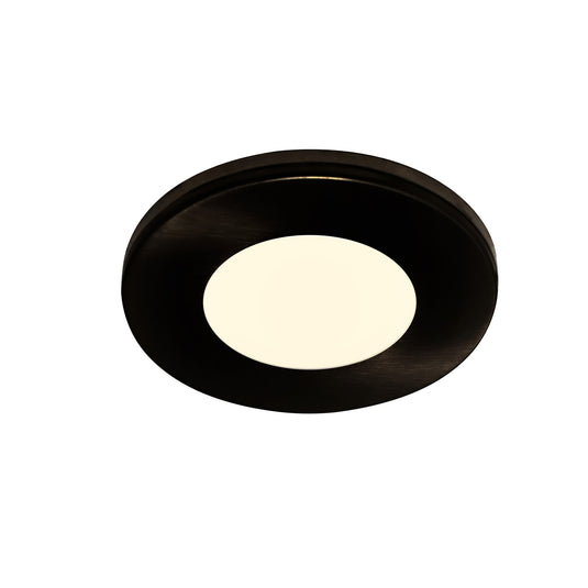 Sycamore Sirius Super Slim Matt Black Warm White | SY8935A/BLWW