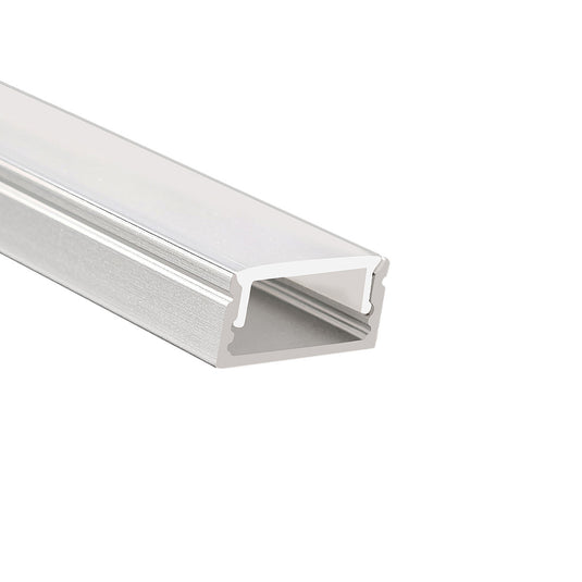 Sycamore Slynt 2m Surface Mounted Extrusion Aluminium Opal Diffuser | SY7482