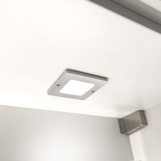 Sycamore Solaris LED Diffused Designer Square Aluminium Natural White | SY8950