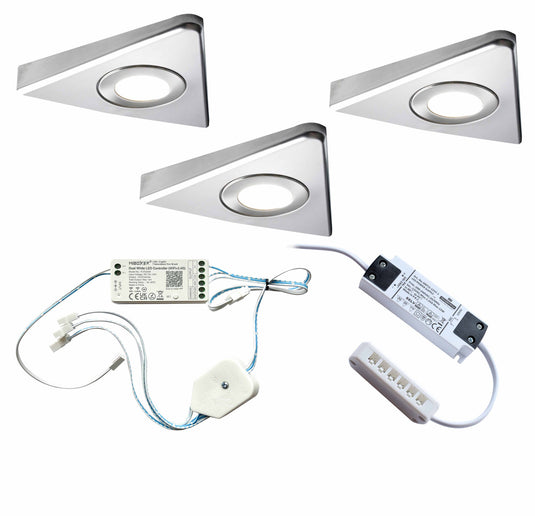 Sycamore Tunable Sirius Designer Tri-Light 3 Light Kit | SY7939BTW/3