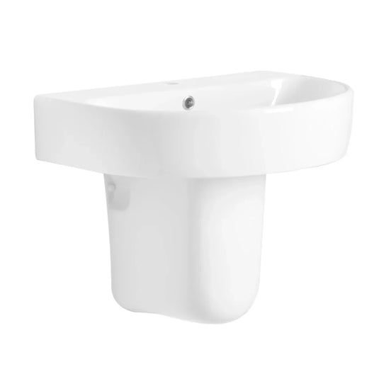 Tavistock 550mm Basin 1TH - White - DC14054 - Envy Bathrooms Ltd