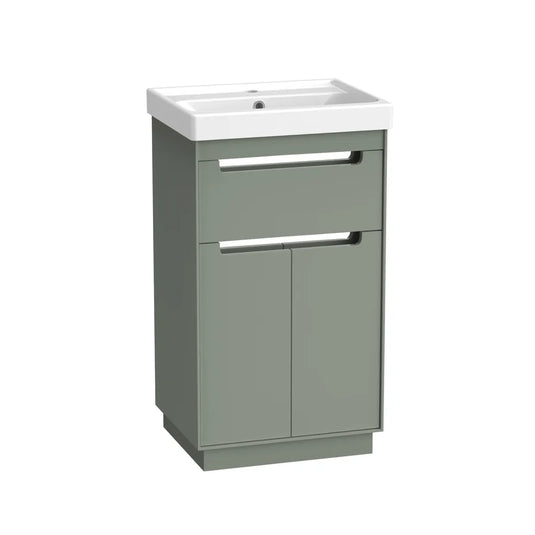 Tavistock Acumen 500 Freestanding Vanity Unit Matt Laurel Green | ACU500F.LRL - Envy Bathrooms Ltd