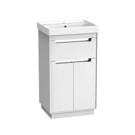 Tavistock Acumen 500mm Freestanding Vanity Unit - White - ACU500F.W - Envy Bathrooms Ltd