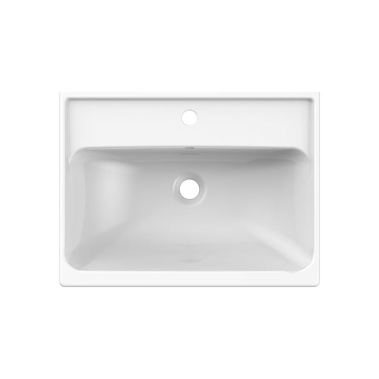 Tavistock Acumen 800 Rimmed Ceramic Basin for Unit - White - DC12062 - Envy Bathrooms Ltd