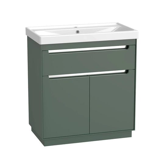 Tavistock Acumen 800mm Freestanding Vanity Unit - Viridian Green - ACU800F.VRG - Envy Bathrooms Ltd