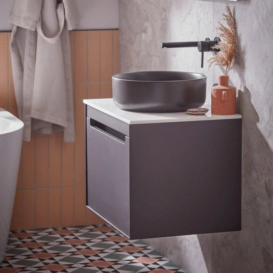 Tavistock Acumen 800mm Worktop - Bianco Marble - ACUWT8S.BM - Envy Bathrooms Ltd