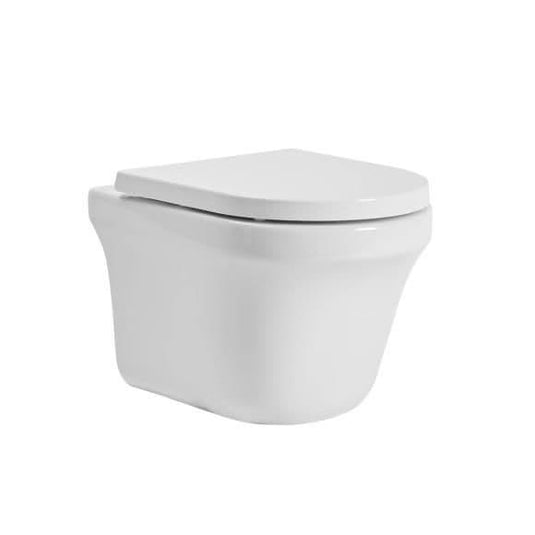 Tavistock Aerial Rimless Wall Hung Pan - White - WH650S - Envy Bathrooms Ltd