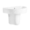 Tavistock Aerial Semi Pedestal for 550mm Basin |  White |  DC14057