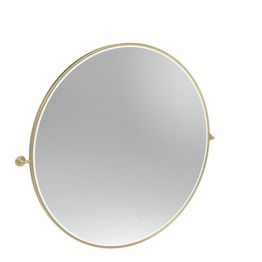Tavistock Alderbury 1000 Circular Illuminated Mirror Brushed Brass | ALM100CBRF4 - Envy Bathrooms Ltd