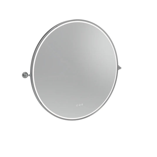 Tavistock Alderbury 800mm Circular Illuminated Mirror Chrome | ALM80CCHF4 - Envy Bathrooms Ltd