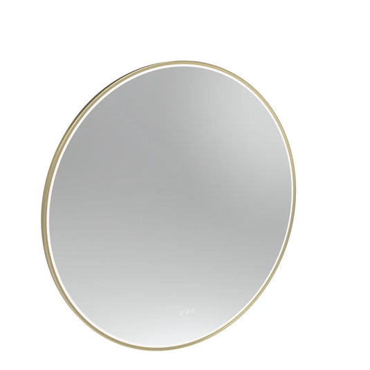 Tavistock Alderbury Circular 1000 Illuminated Mirror Brushed Brass | ALM100CBR - Envy Bathrooms Ltd