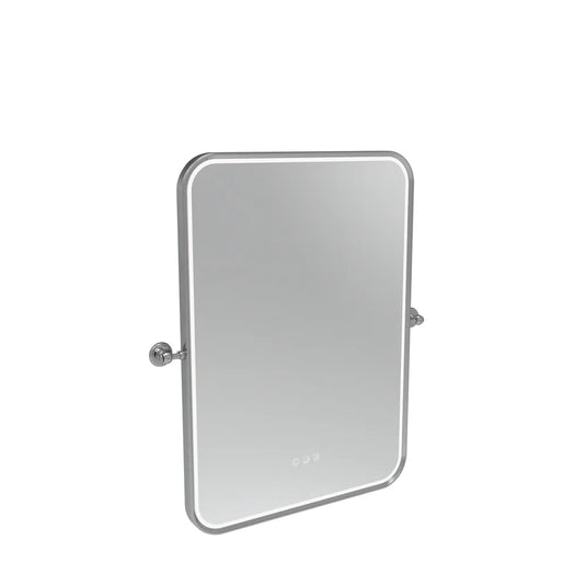 Tavistock Alderbury Rectangular 500 Illuminated Mirror with Brackets Chrome | ALM050CHF4 - Envy Bathrooms Ltd