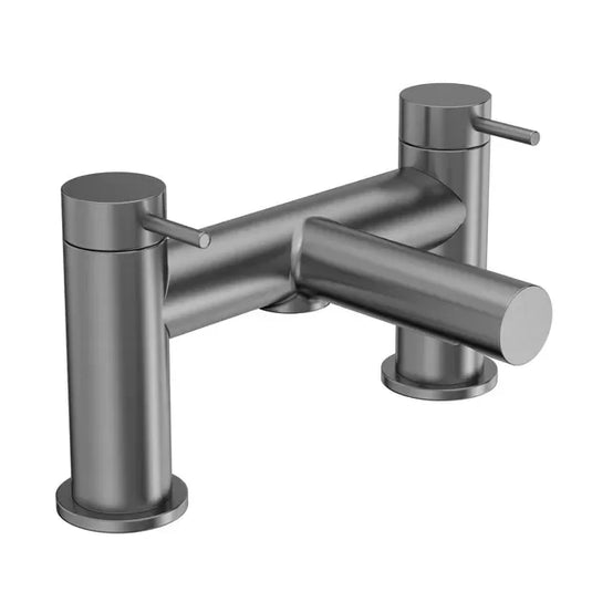 Tavistock Anthem Deck Mounted Bath Filler - Gunmetal Grey - TAN3205 - Envy Bathrooms Ltd