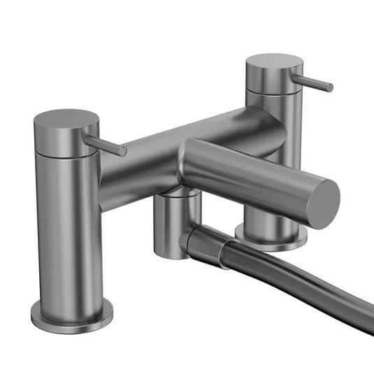 Tavistock Anthem Deck Mounted Bath Shower Mixer - Gunmetal Grey - TAN4205 - Envy Bathrooms Ltd